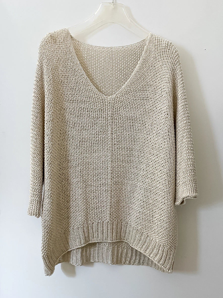Fit Open-Weave Knitwear for Summer