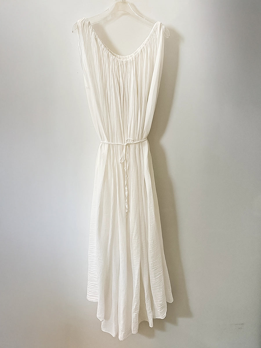 Elegant Summer White Long Dress