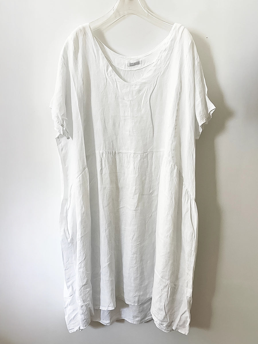 Casual Oversized Summer Dress White