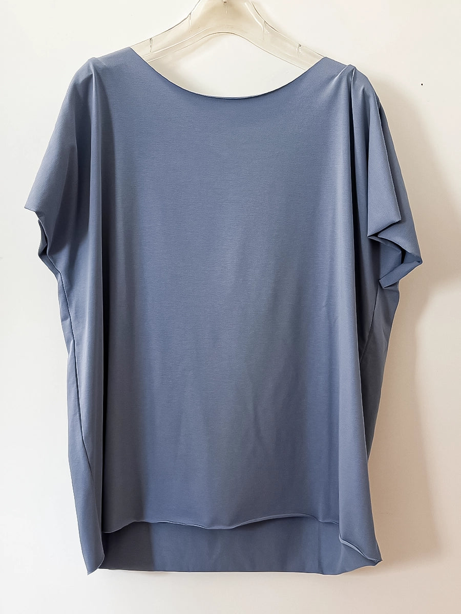 Dusty Blue Summer Shirt – Relaxed Fit