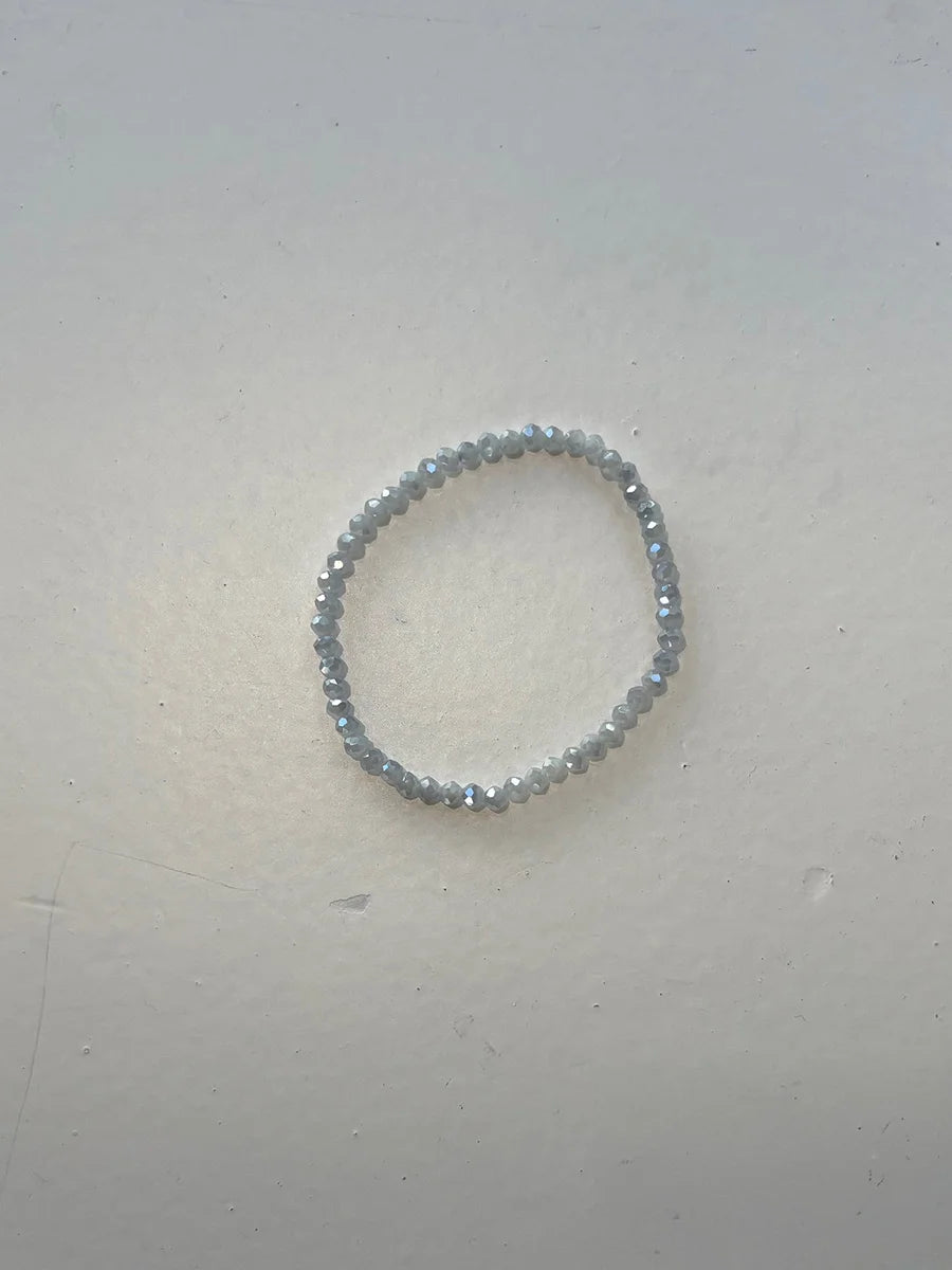 Elegant Silver Beaded Bracelet