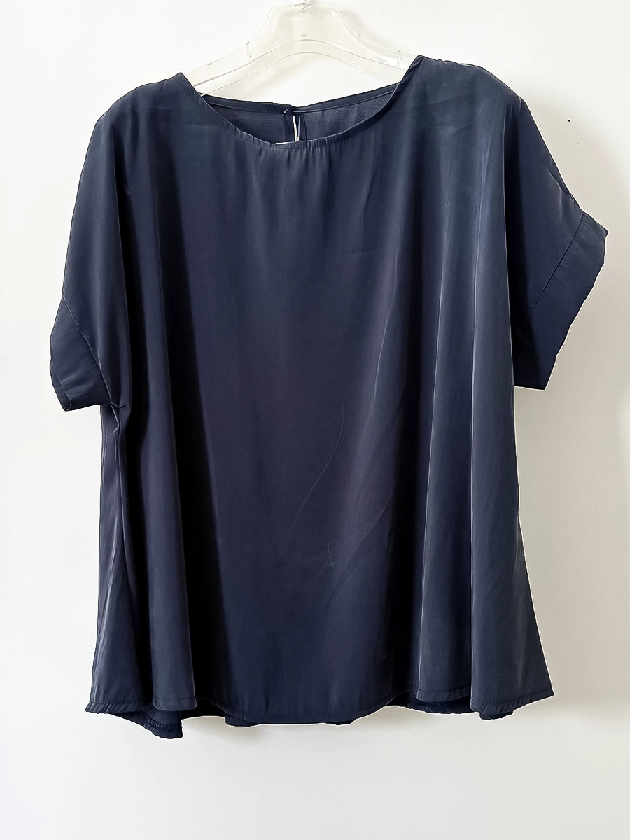 Navy Short Sleeve Summer Shirt